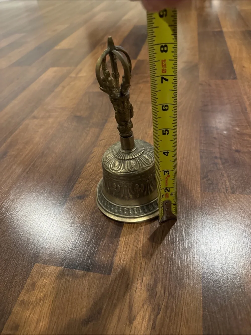 Vintage Tibetan Brass Buddhist Bell for Meditation